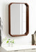 Scallop Mirror Brown 24x36 6
