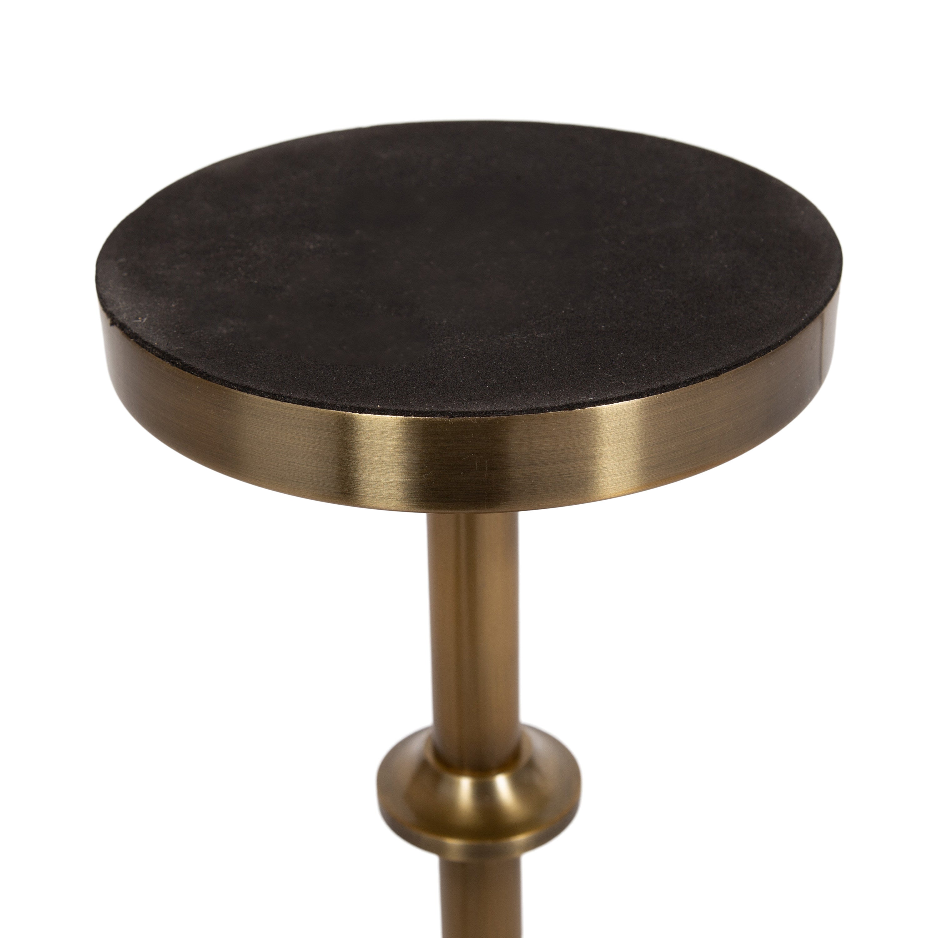 Drink Table Walnut Brown Gold 10x10x30 6