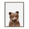 Sylvie Baby Bear Framed Canvas by Amy Peterson