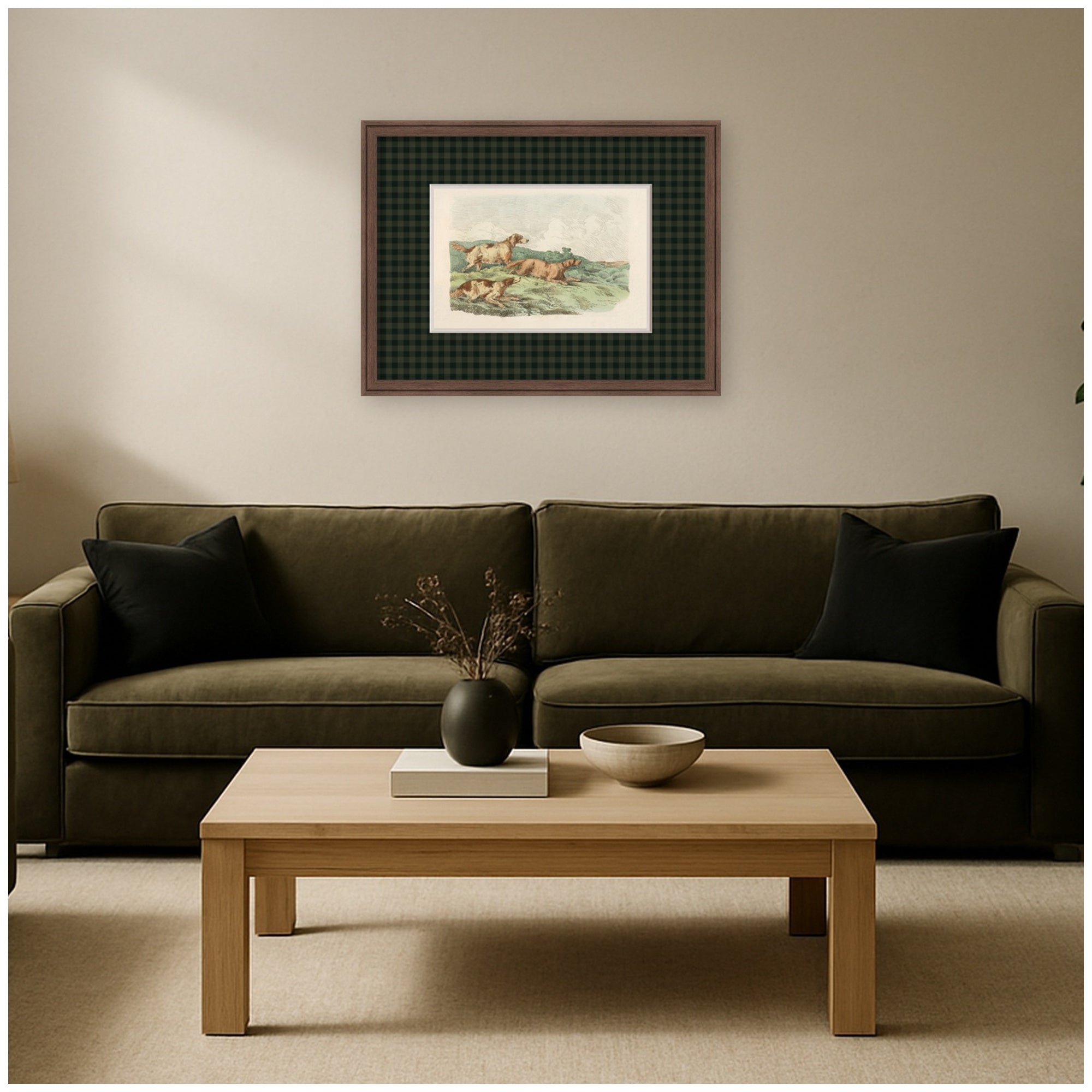 Framed Art 26x20 Florence Medium Brown 6