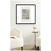 Framed Art Svelte Noir Black 25x25 6