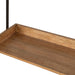Functional Mirror Rustic Brown Black 27x7x26 3