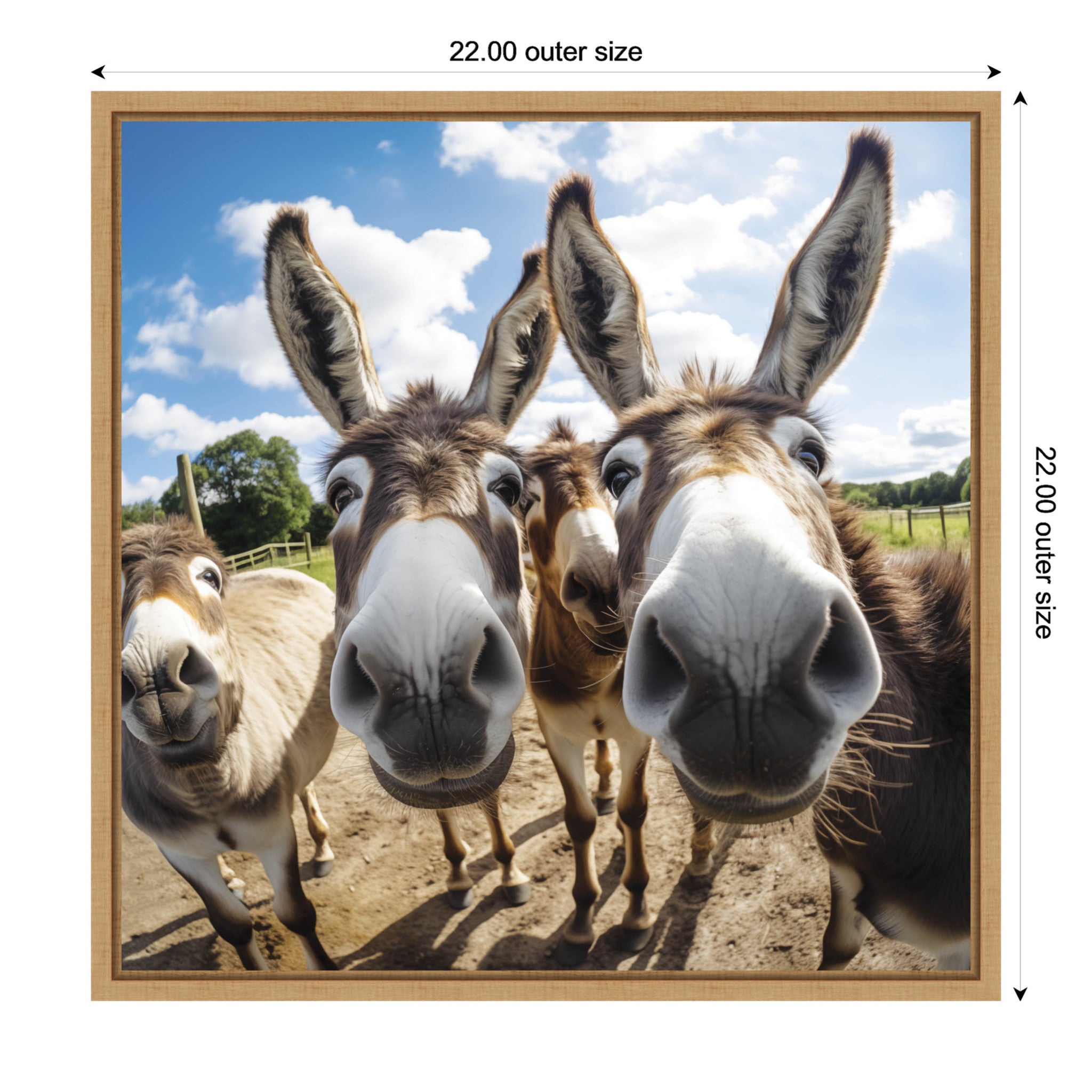 Funny Donkey Selfie by The Creative Bunch Studio