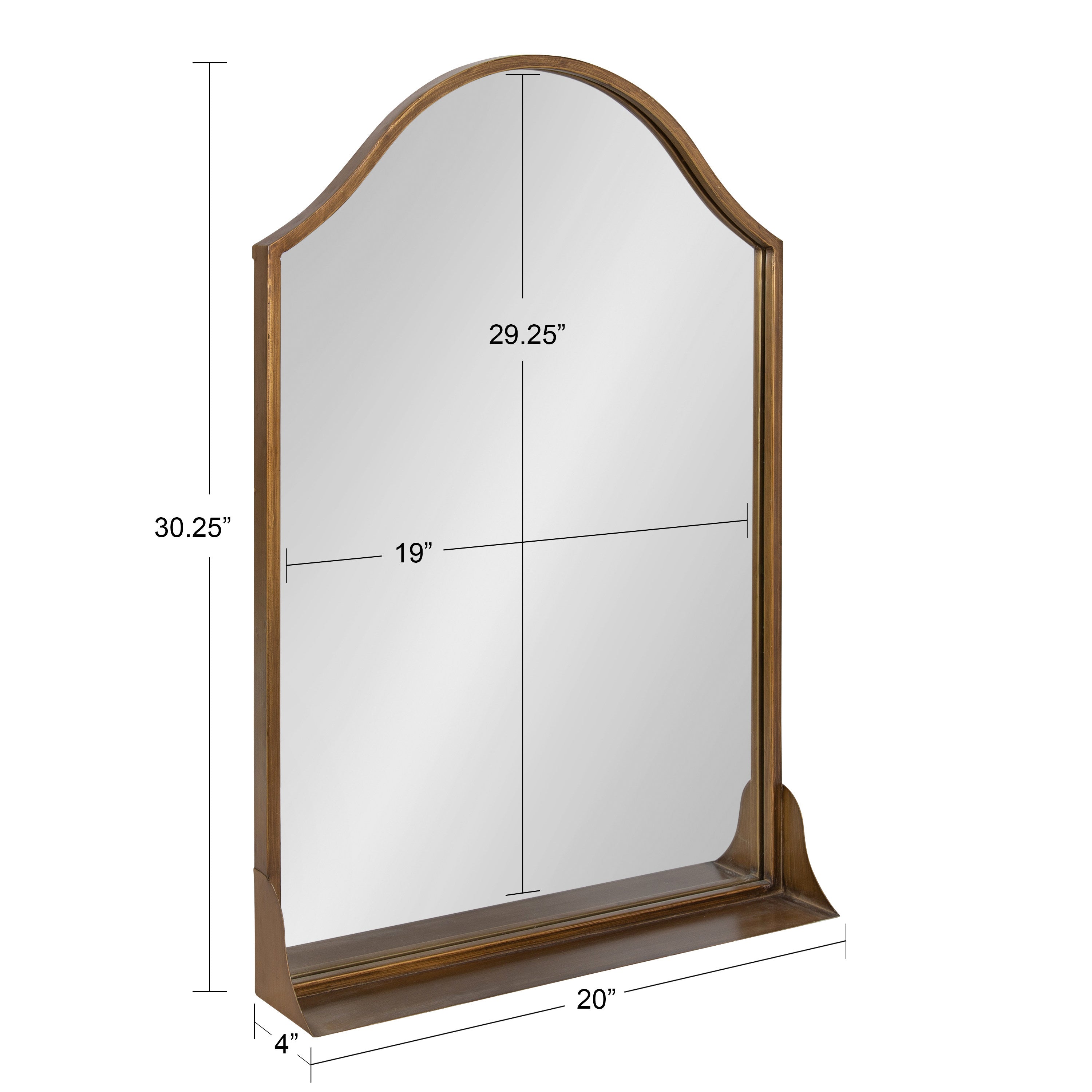 Functional Mirror Gold 20x30 5