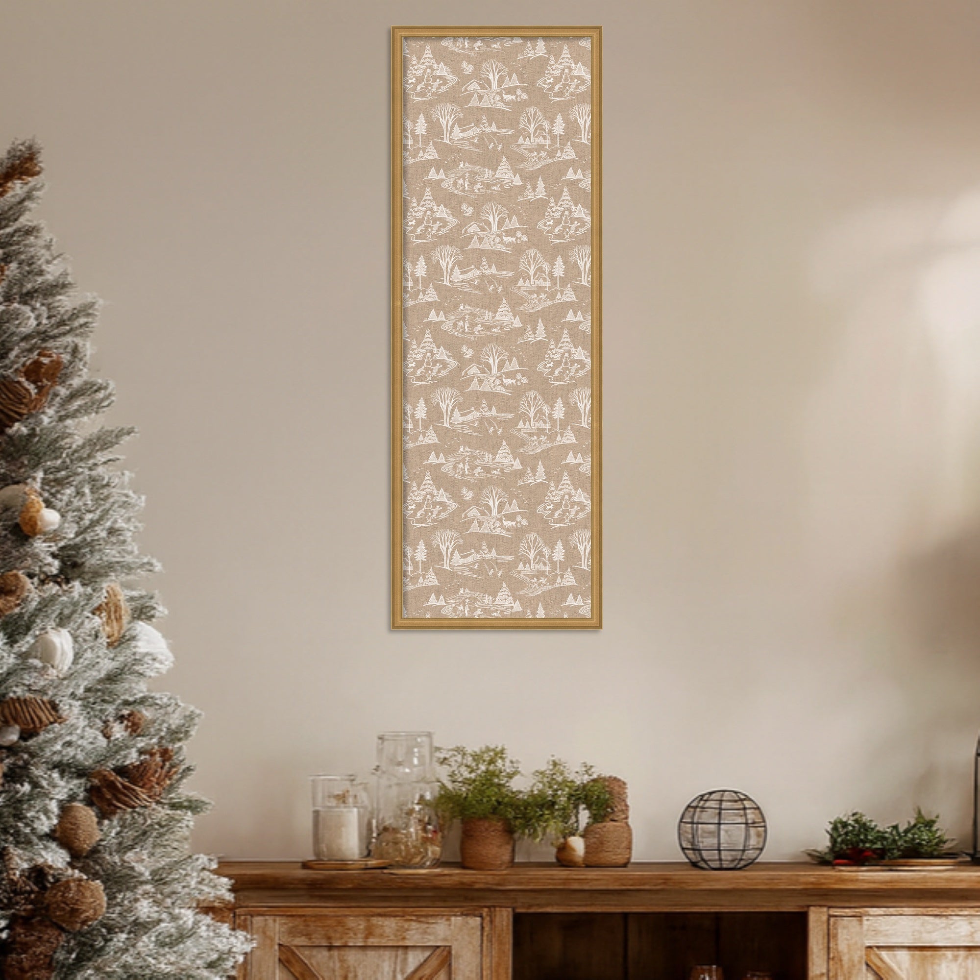 Magnetic Canvas Edith Gold 13x37 7