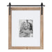 Wall Frame Rustic Brown 16x20 matted to 8x10 5