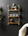 Accent Shelf Gold 18x6x30 8
