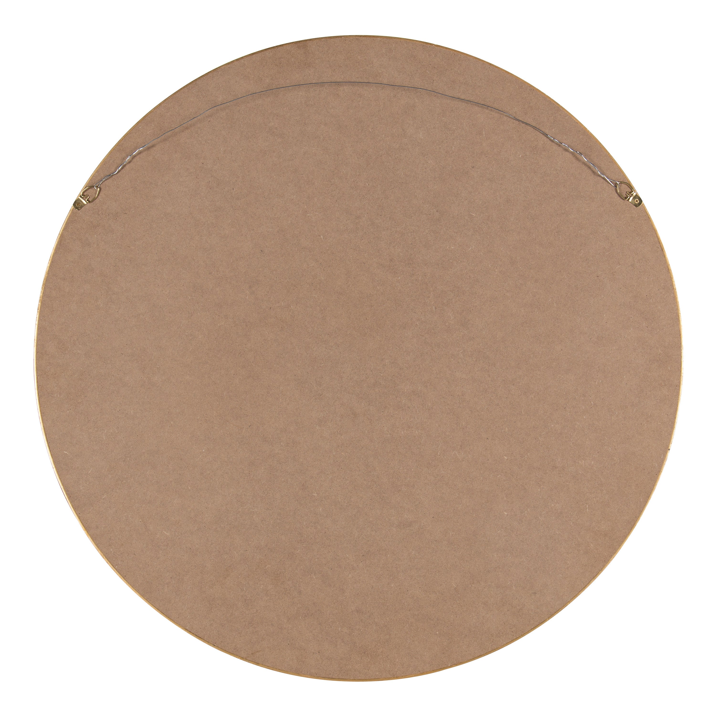 Round Mirror Gold 25.6" Diameter 4