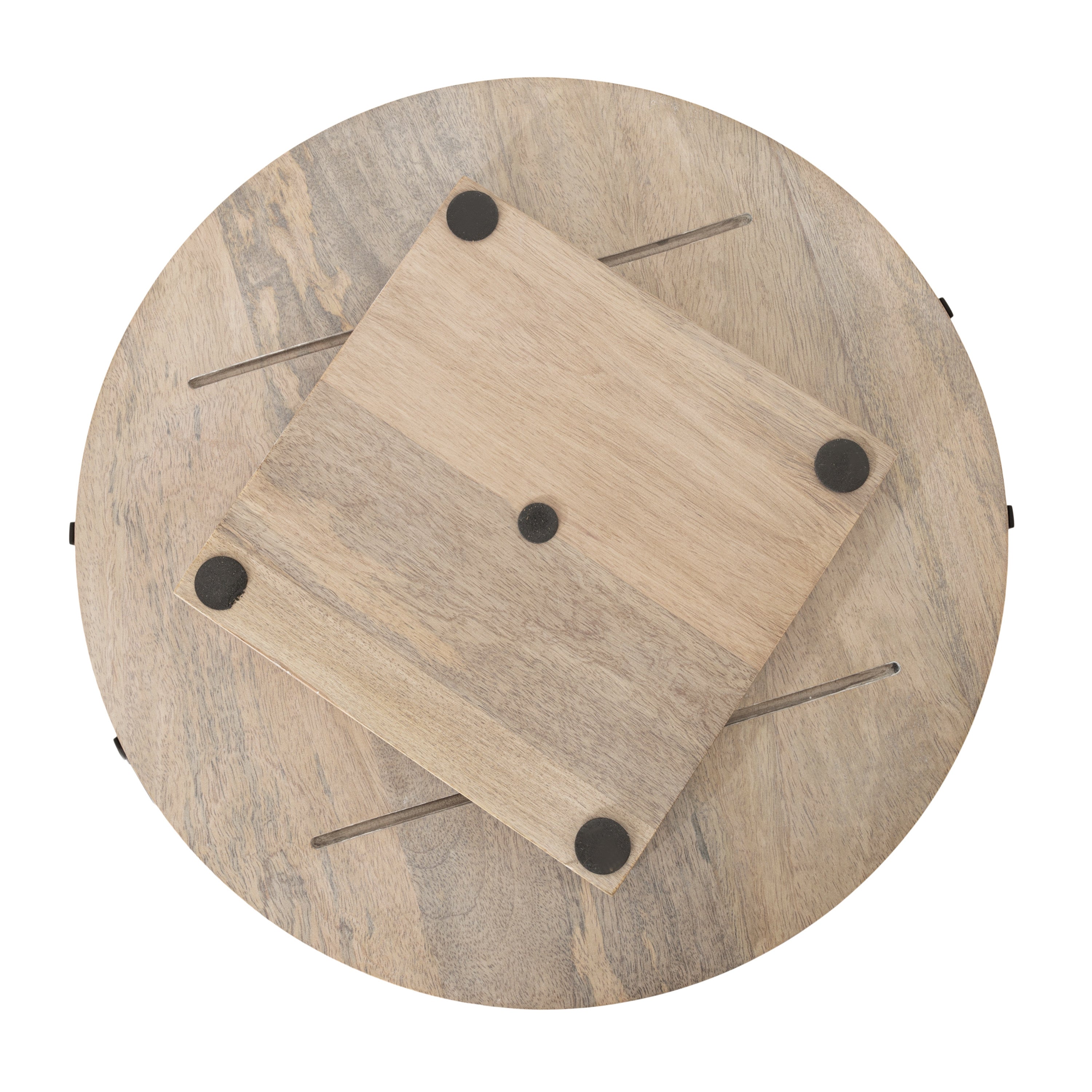 Lazy Susan Natural Beige 20x20 6