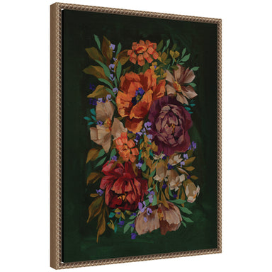 Framed Canvas 18x24 Sylvie Beaded Dark Gold 1