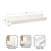 Floating Shelf White 2 Piece 24 Inch 2