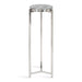 Drink Table Gray Silver 9x9x23 1