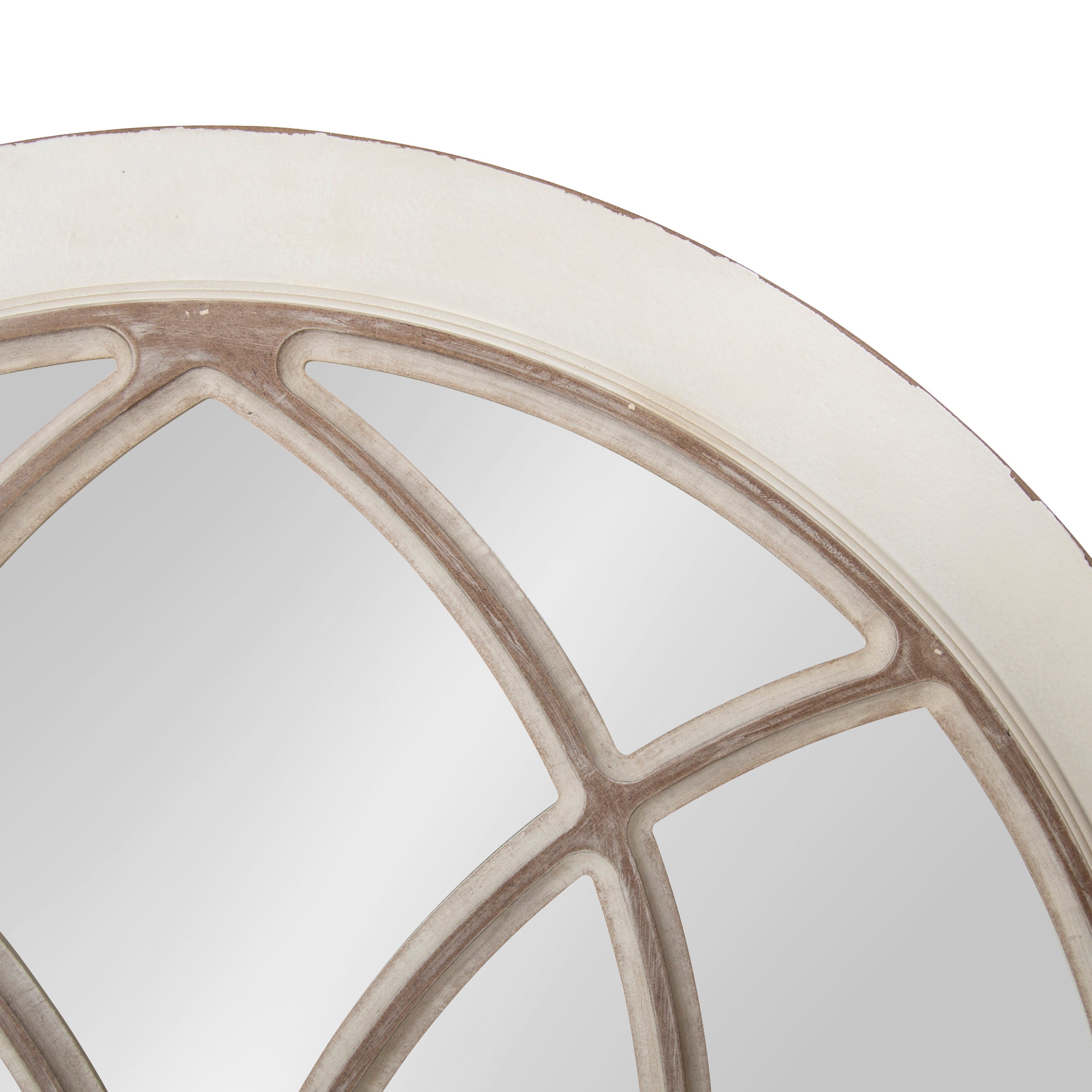 Windowpane Mirror White 31x44 3
