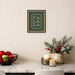Mounted Canvas Castellan Black 13x16 5