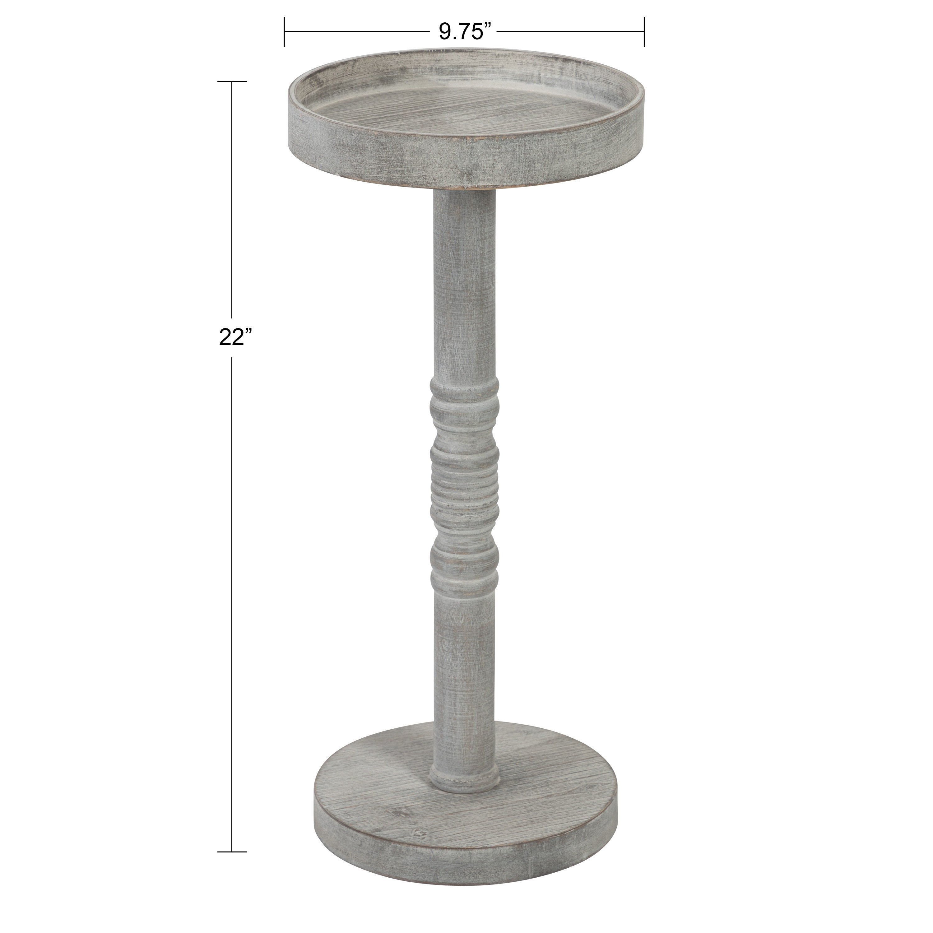 Drink Table Gray 10x10x22 2