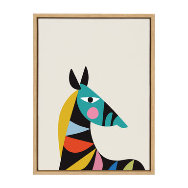 Framed Canvas Sylvie Natural 18x24 1
