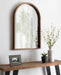 Arch Mirror Rustic Brown 24x36 7