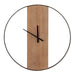 Wall Clock Natural Black 32" Diameter 5