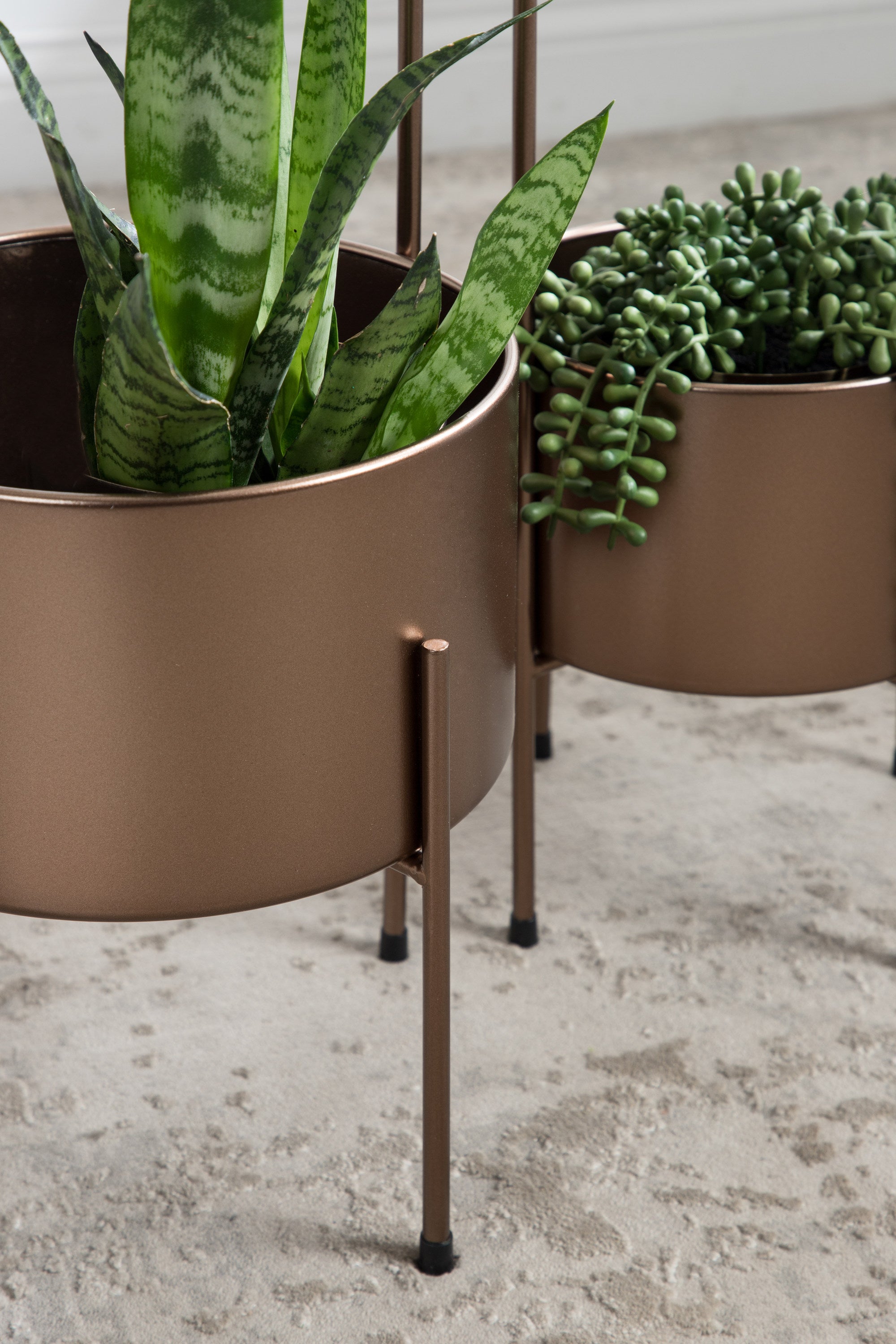 Freestanding Planter 2 Piece Bronze 7