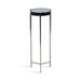 Drink Table Blue Silver 9x9x23 1