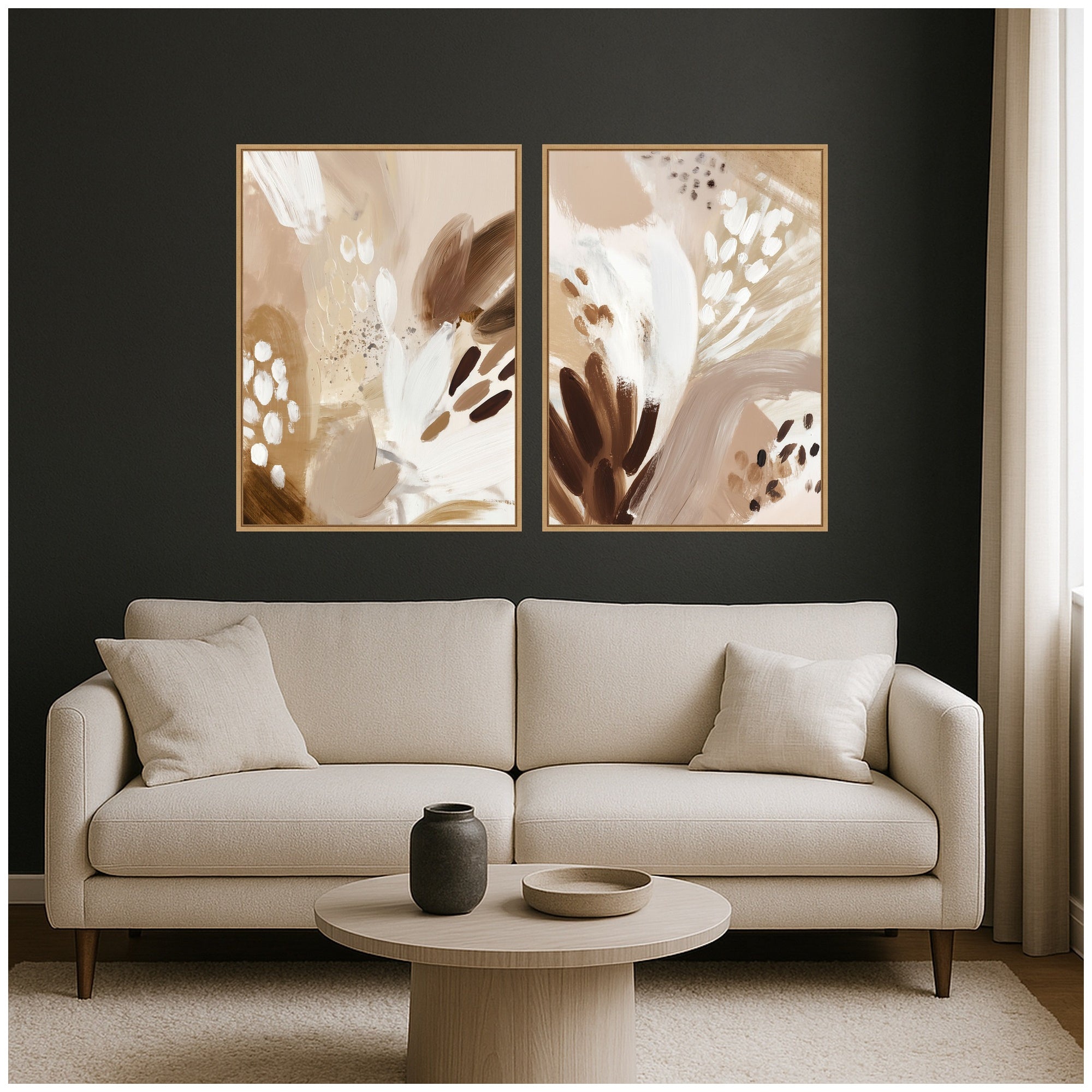 Art Set 2 Piece Set 28x38 Sylvie Natural 7