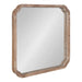 Scallop Mirror Rustic Brown 24x24 1