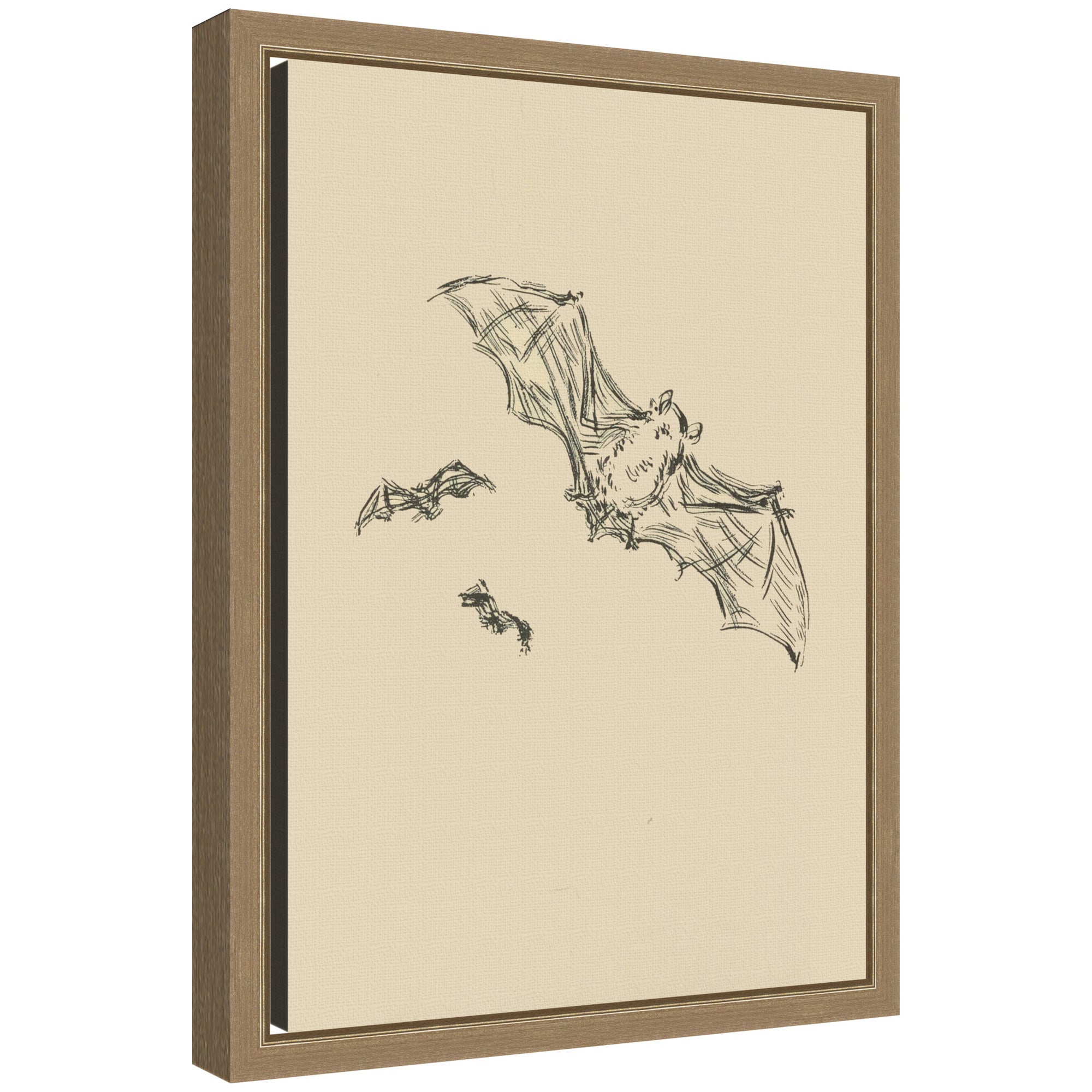 Framed Canvas 10x13 Sylvie Dark Gold 1