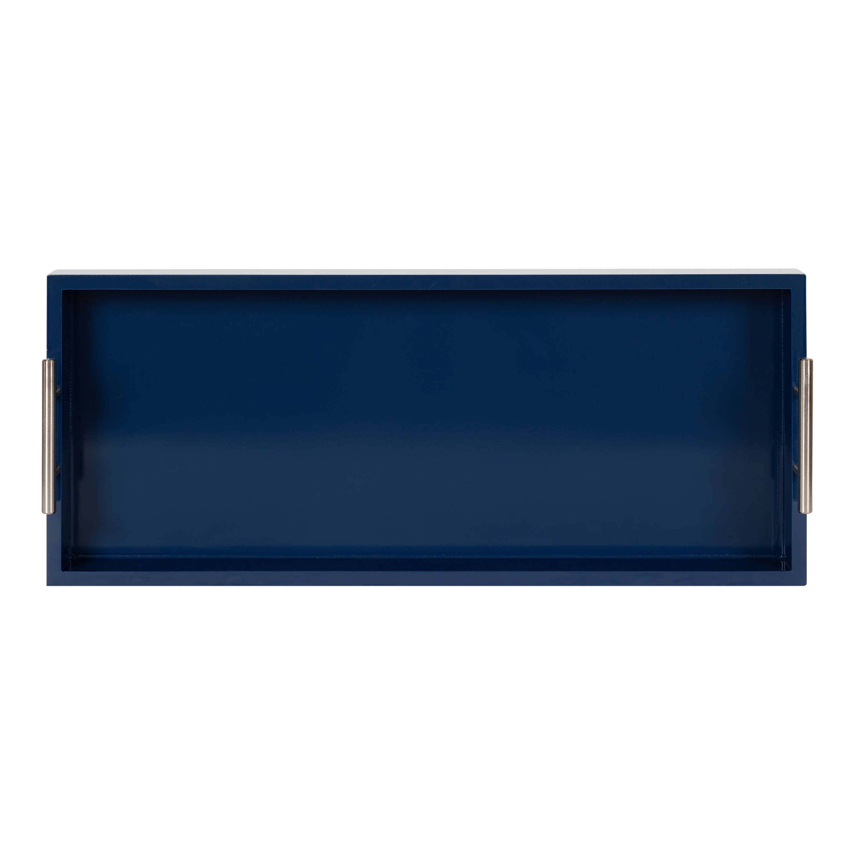 Single Tray Navy Blue Silver 10x24 6