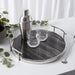 Serving Tray Gray 14" Diameter 7