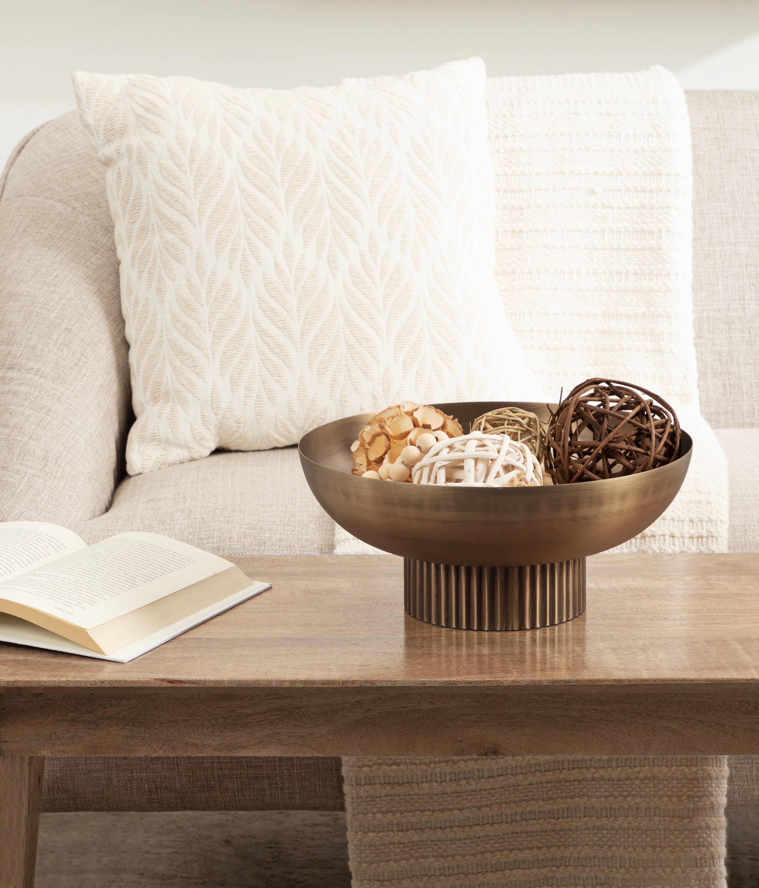 Serving Bowl 12x12x5 Gold 8