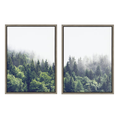 Art Set Sylvie Graywash 2 Piece Set 18x24 2