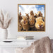 Framed Canvas 22x22 Sylvie Natural 6