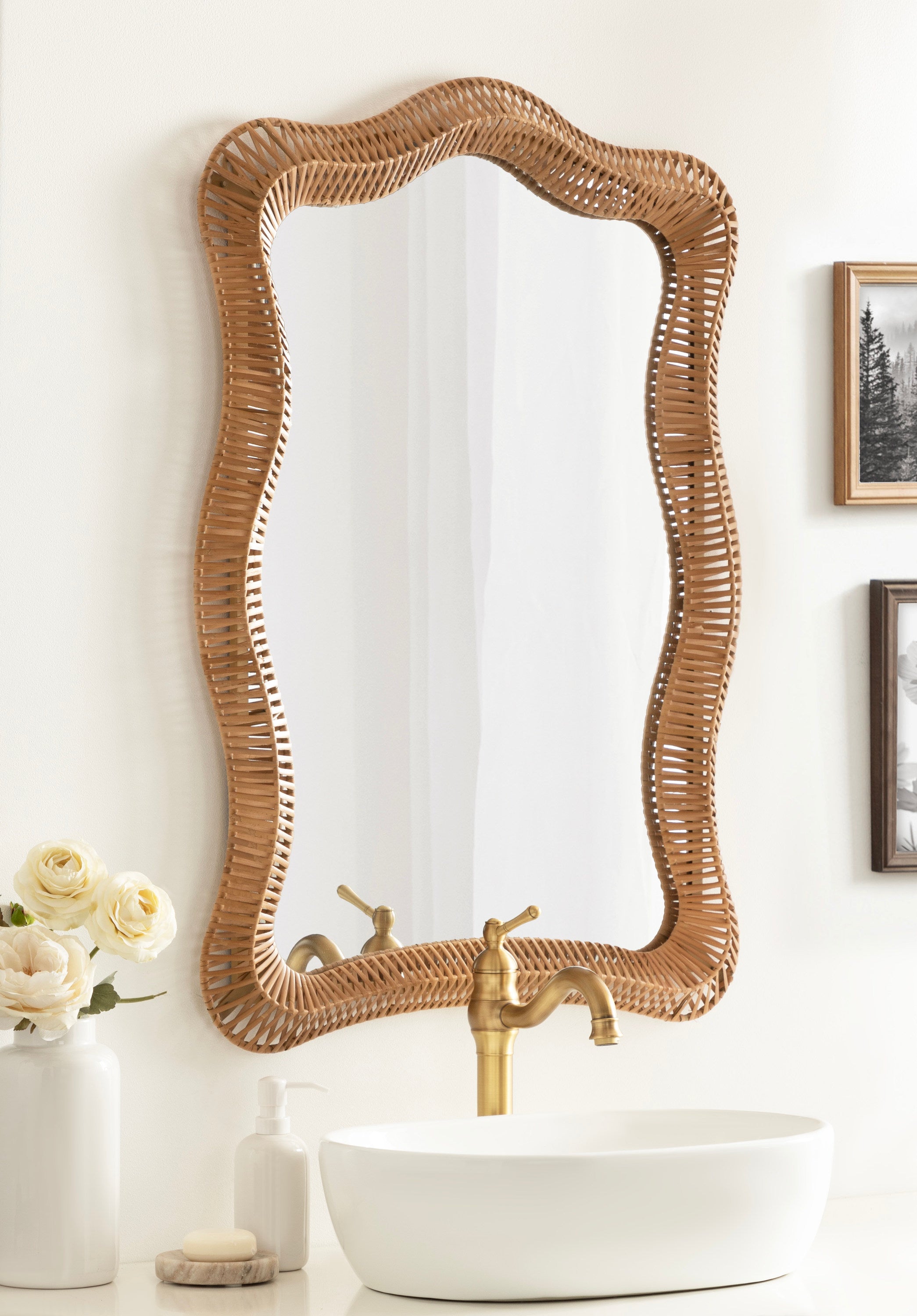 Rashana Rattan Wall Mirror