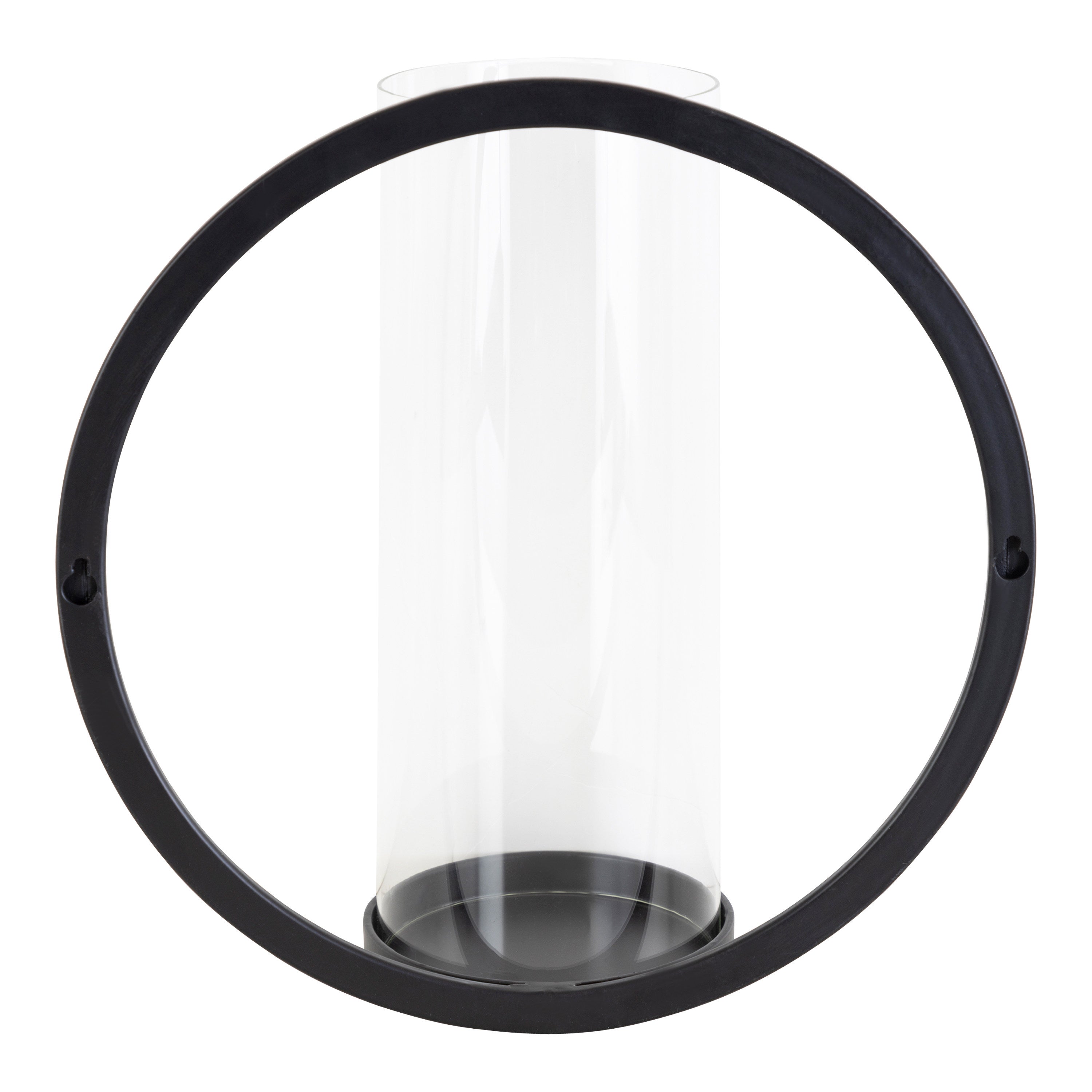Wall Sconce Black 12" Diameter 4