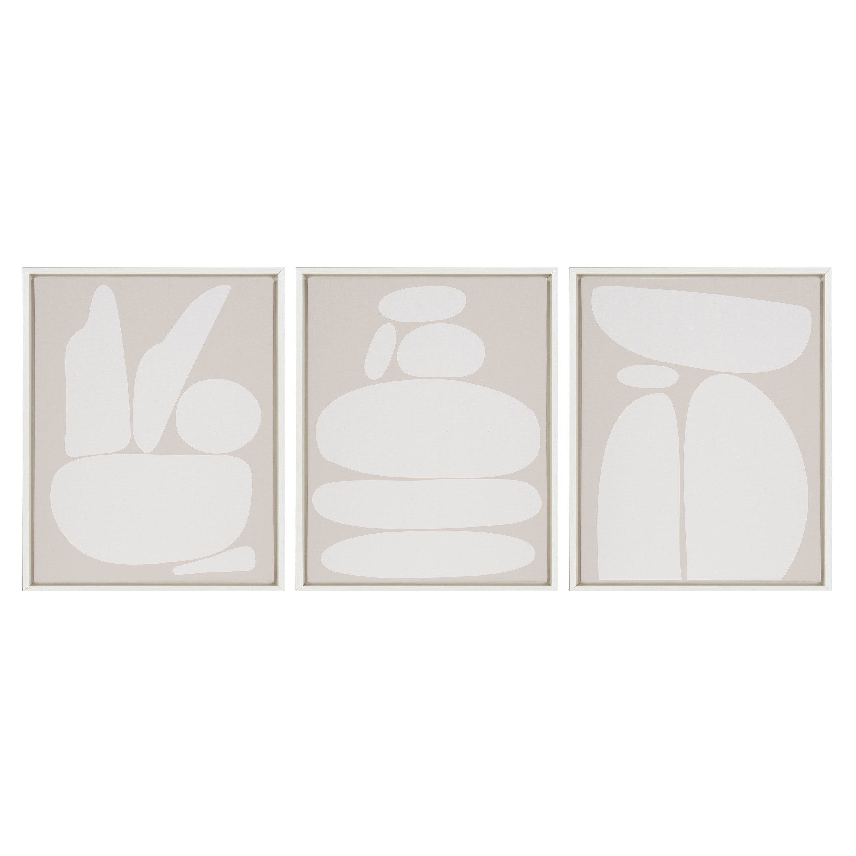 Art Set 3 Piece Set 18x24 Sylvie White 2