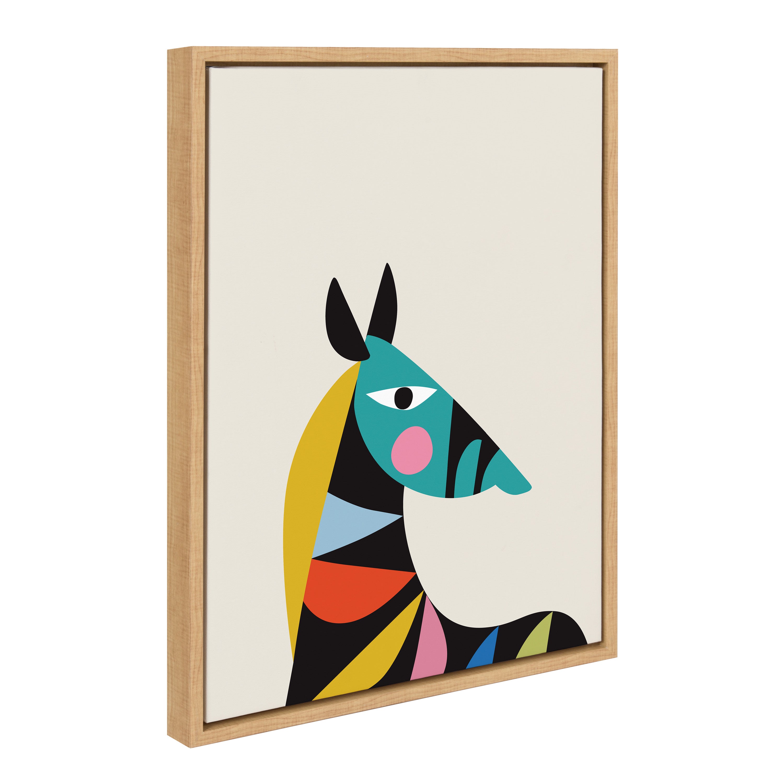 Framed Canvas Sylvie Natural 18x24 2