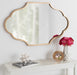 Scallop Mirror Gold 23x37 7