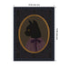 Framed Canvas 10x13 Sylvie Beaded Black 2