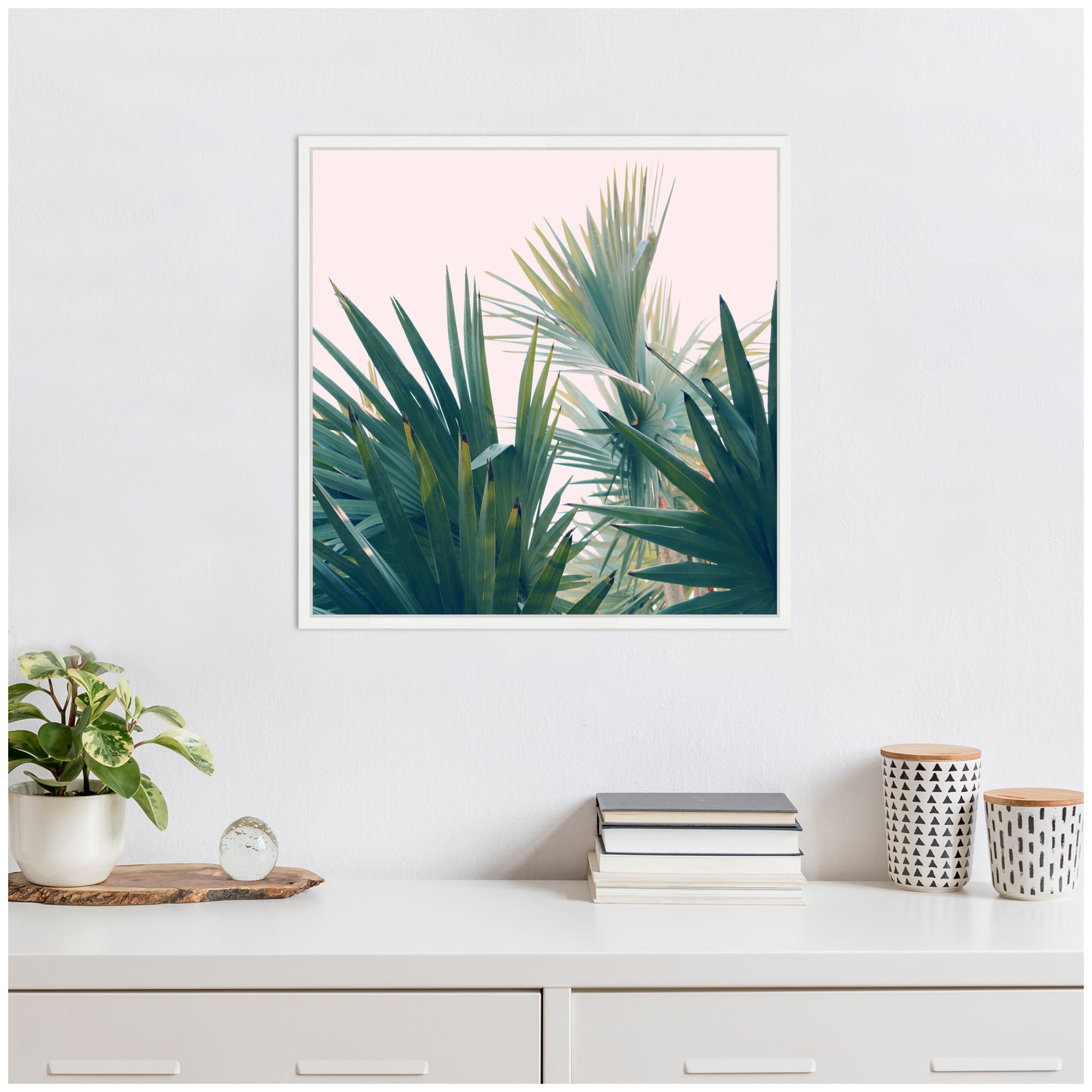 Framed Canvas 22 x 22 Sylvie White 5