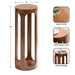 Drink Table Walnut Brown 8x8x23 2