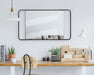 Rectangle Mirror Black 20x36 6