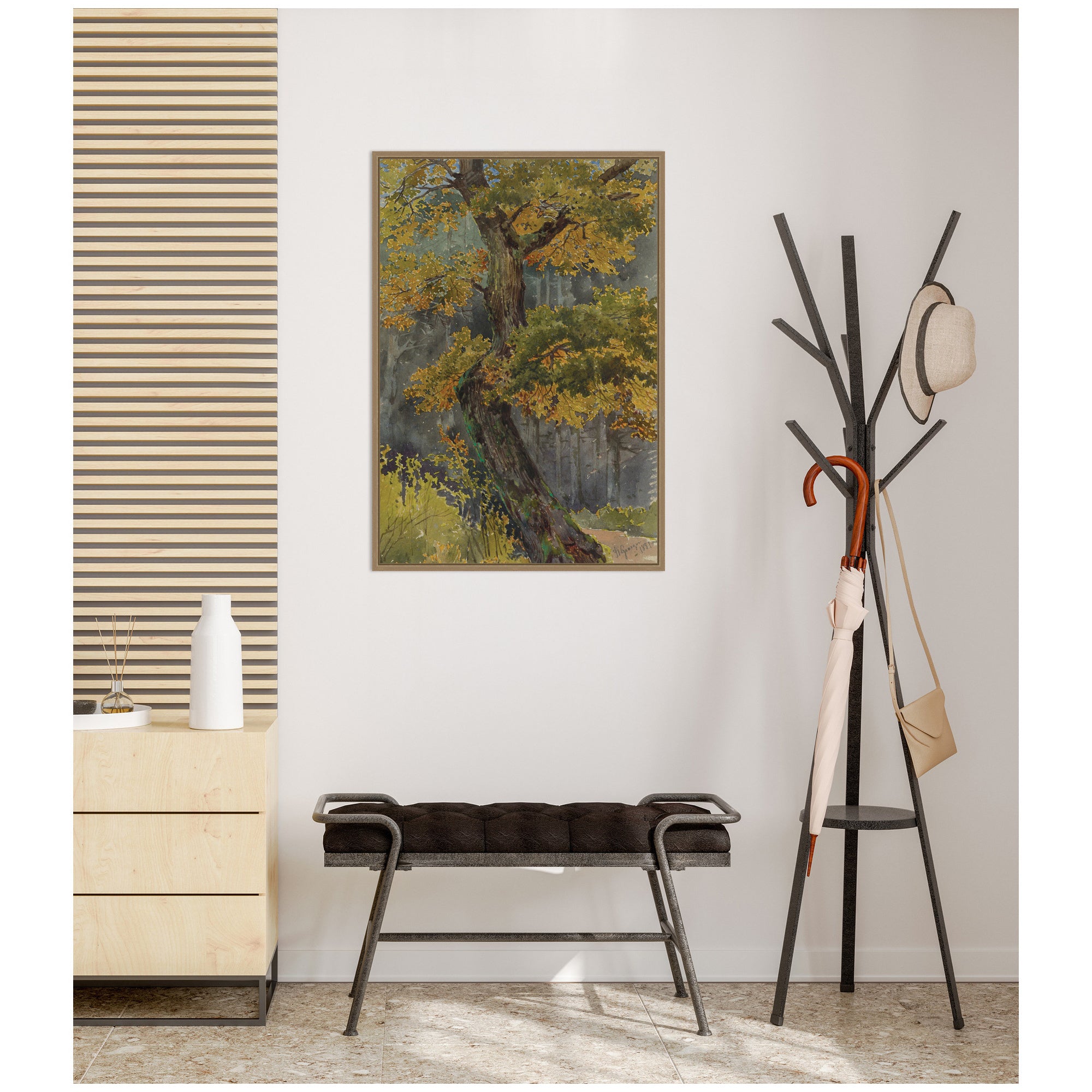 Framed Canvas 23 x 33 Sylvie Dark Gold 6