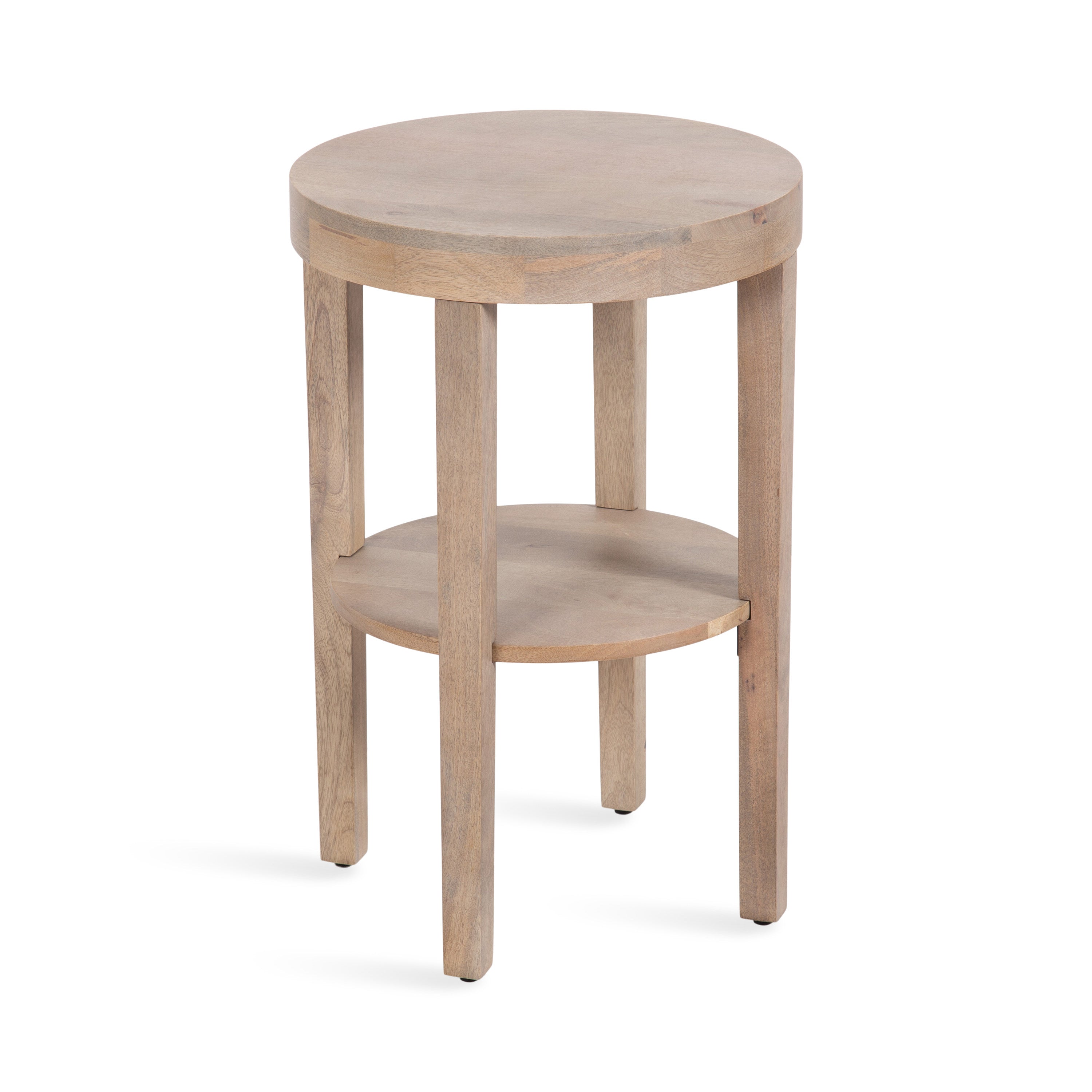 Side Table Natural Beige 16x16x24 1