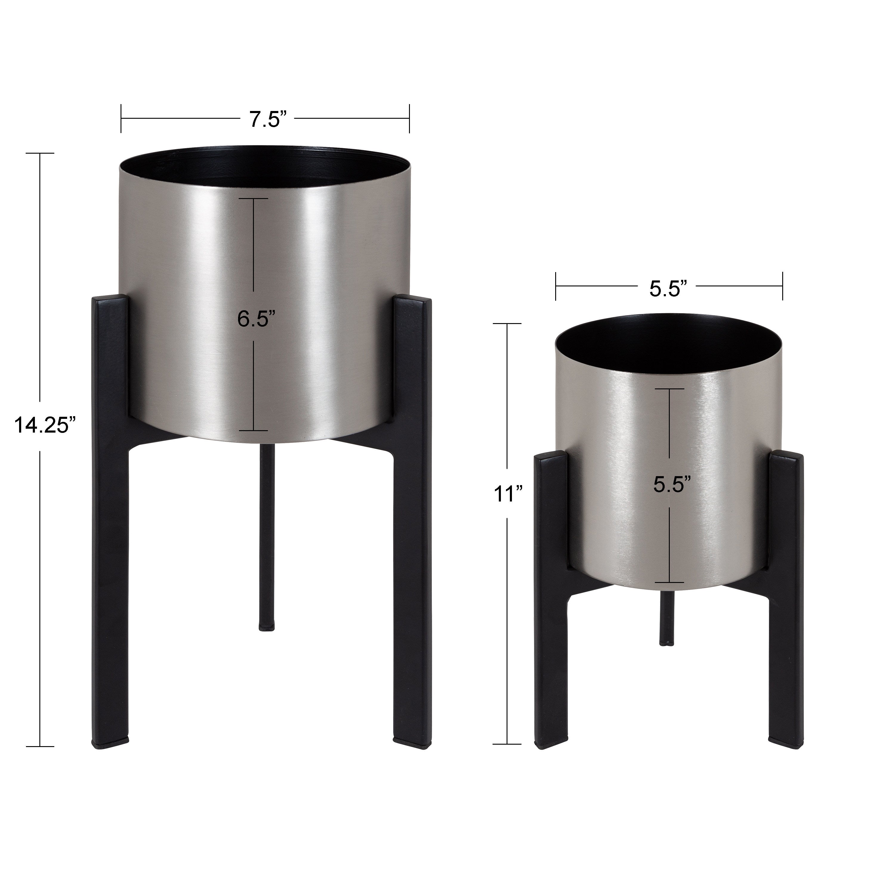 Kolding Freestanding Planter Set