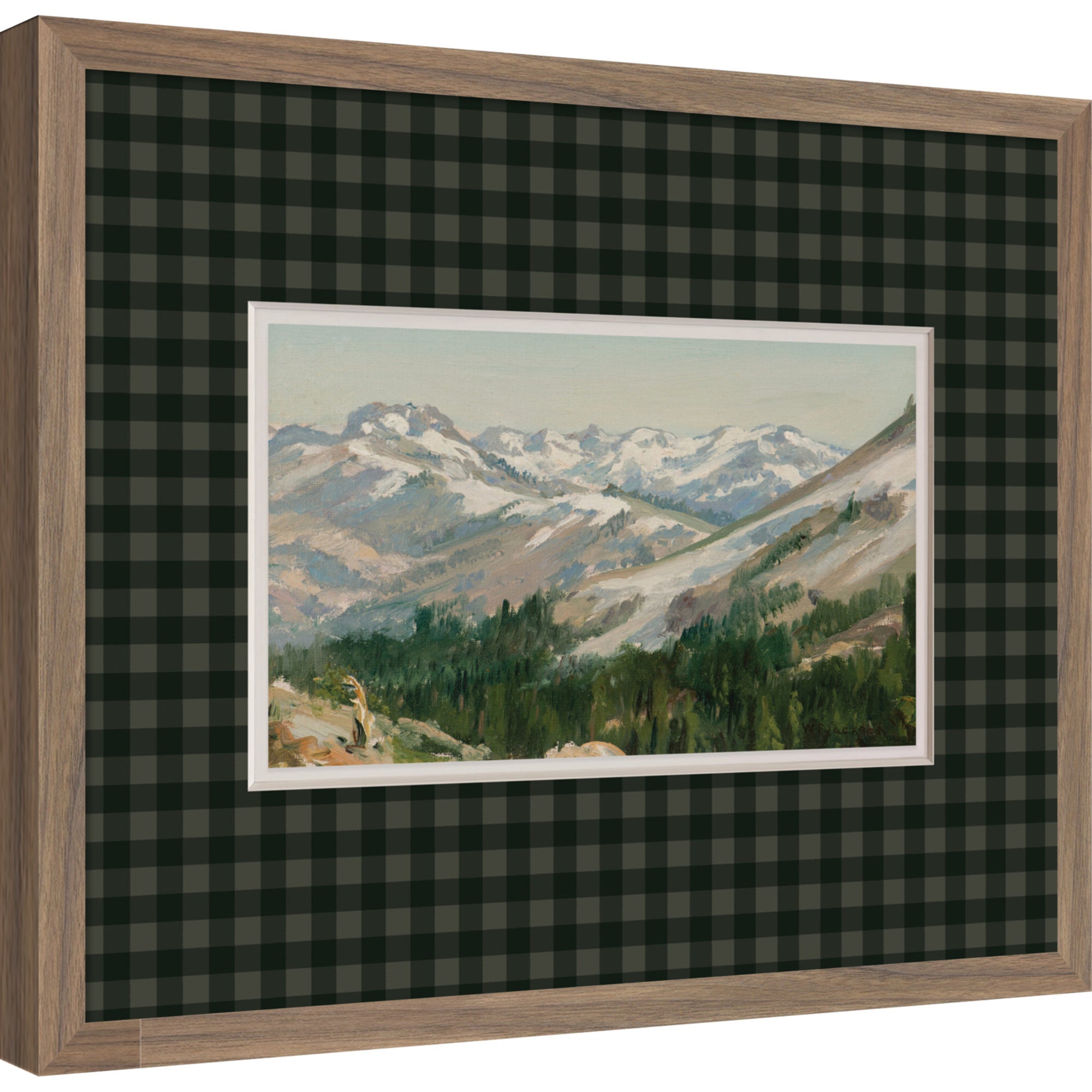 Framed Art Svelte Walnut 21x17 1