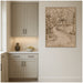 Framed Canvas 32x42 Sylvie Dark Gold 7