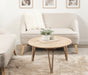 Coffee Table Natural Beige 30x30x19 6