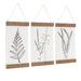Plaque Rustic Brown 3 pc 12" 1