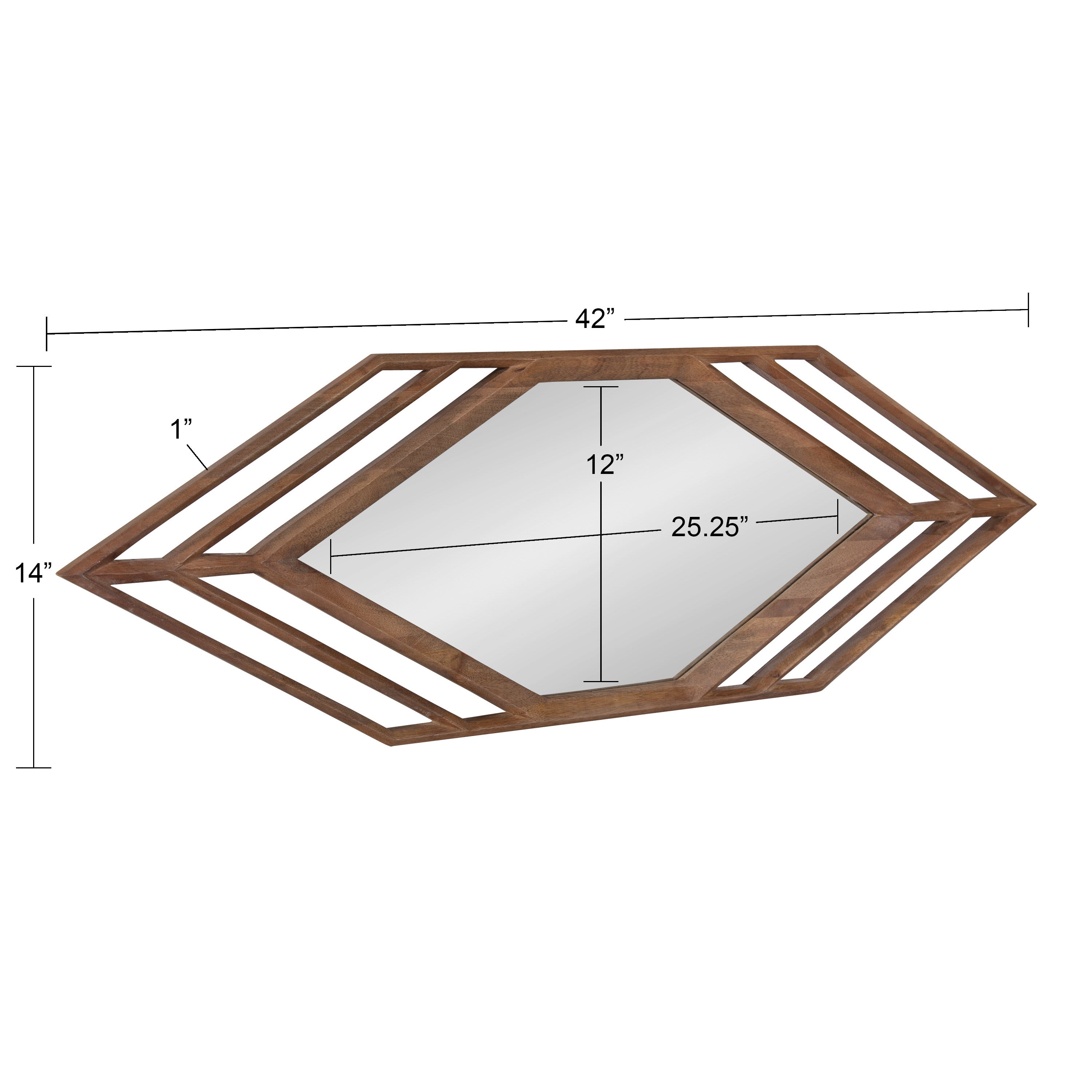 Vayga Framed Wall Mirror