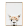 Sylvie Alpaca Bangs Framed Canvas by Amy Peterson Art Studio